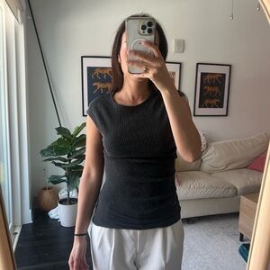 Pull&Bear Charcoal Top